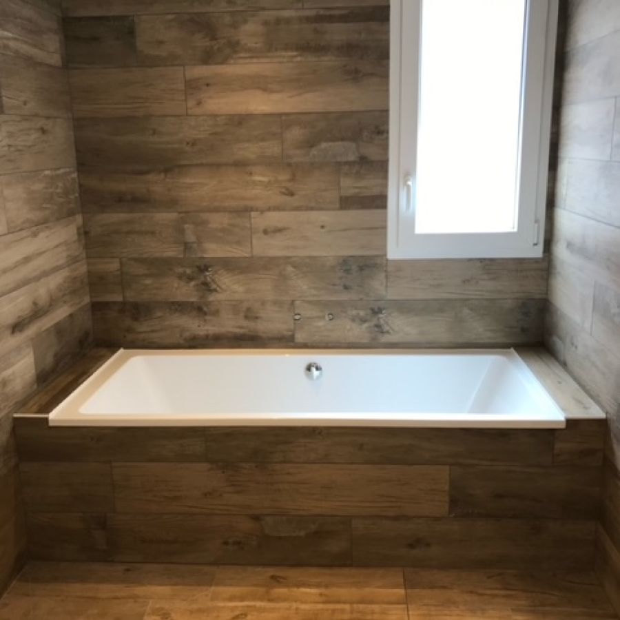 Salle de bain en bois